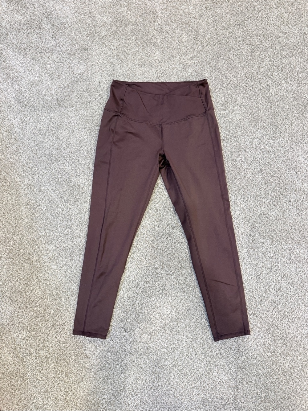Z by Zella High Waisted Cropped Active Leggings in Dark Plum Size M
